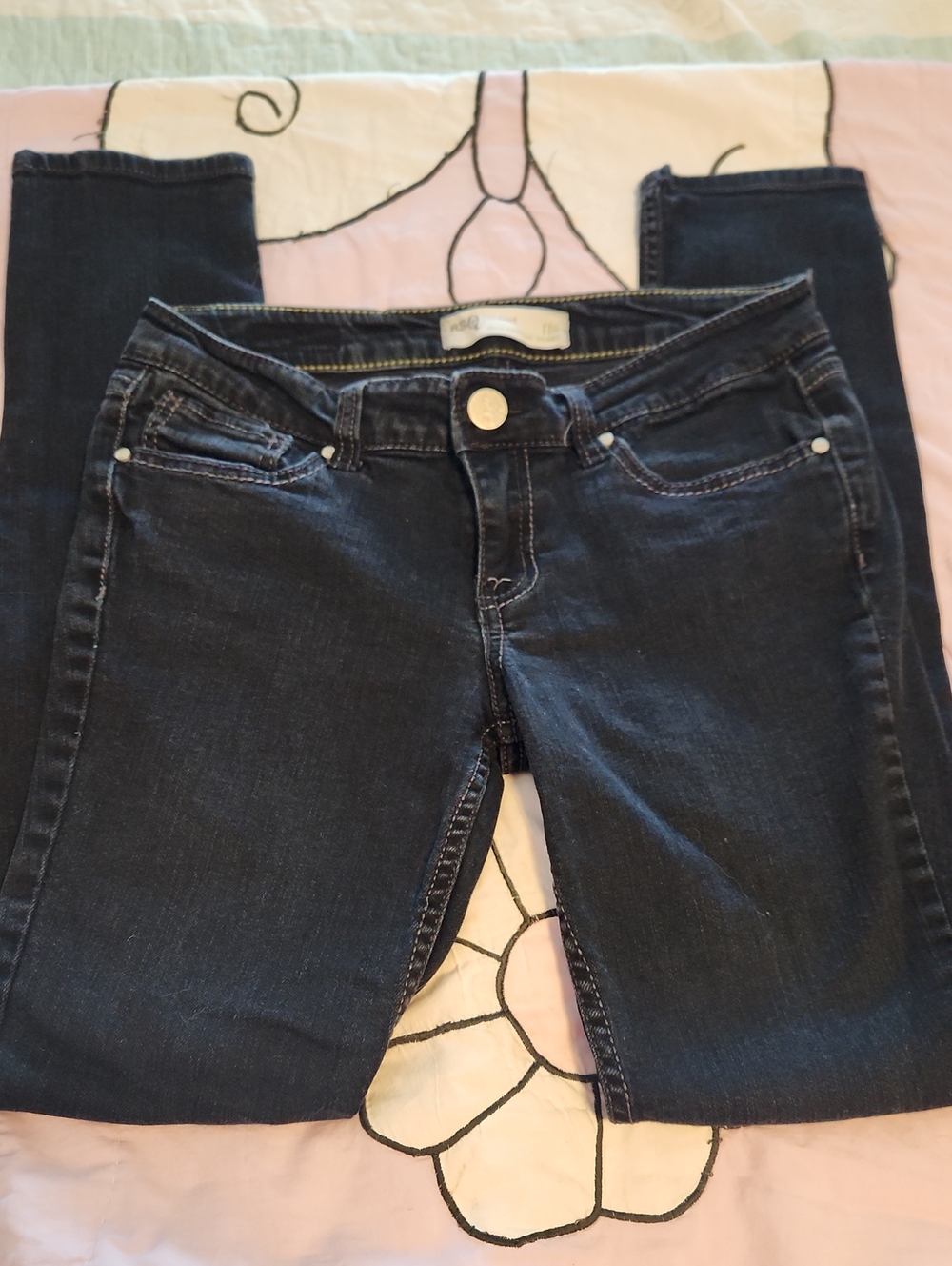 RSQ Women's Dark Blue Skinny Jeans